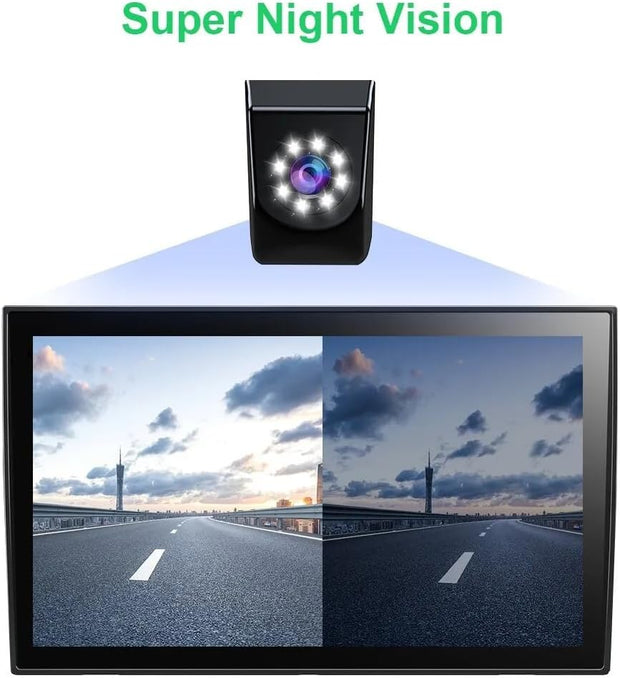 Car Backup Camera, AHD 1080P Metal 170° Wide Angle Rearview Reversing Camera,Pmd2A-S Clear Night Vision IP69 Waterproof Reverse Rear View Camera for Universal Cars, SUV, Trucks, RV
