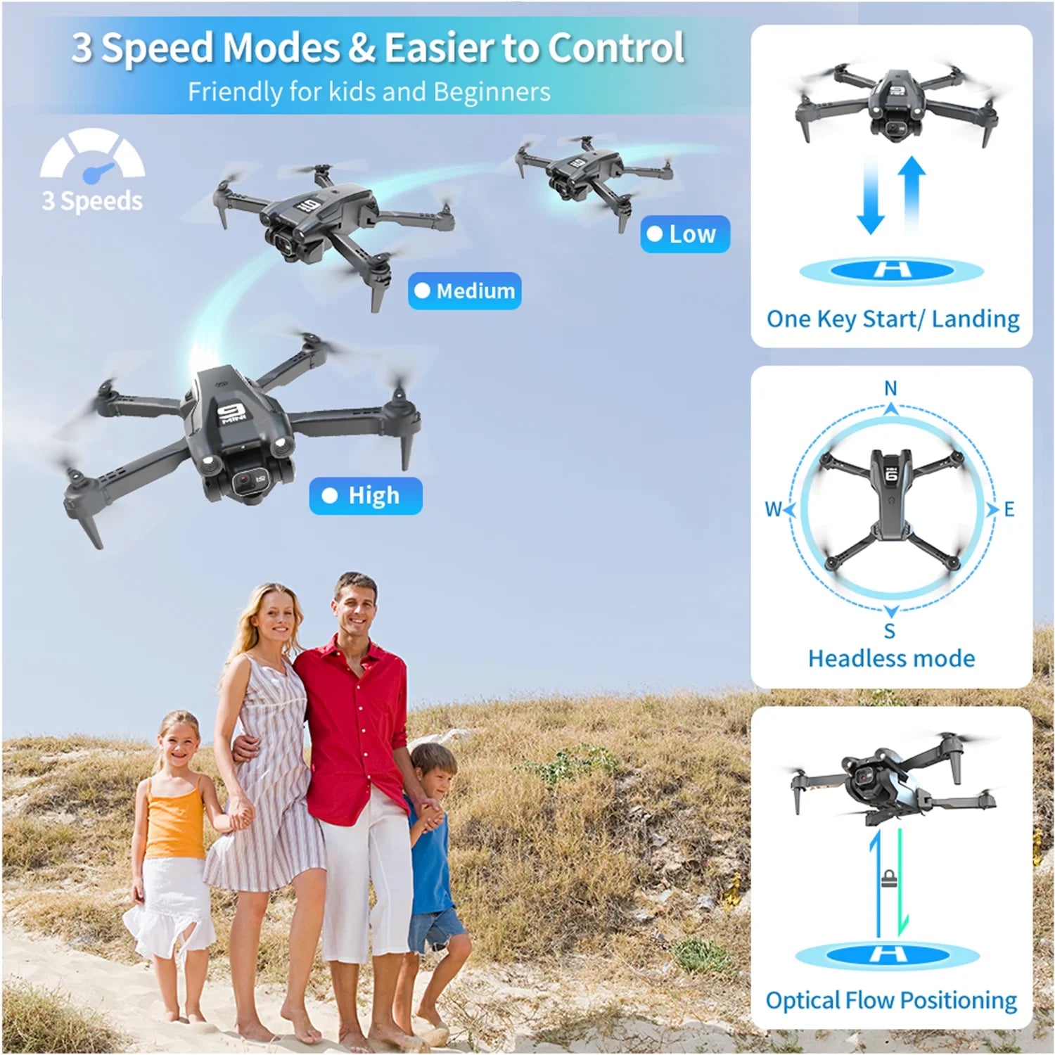 Foldable Quadcopter Drone