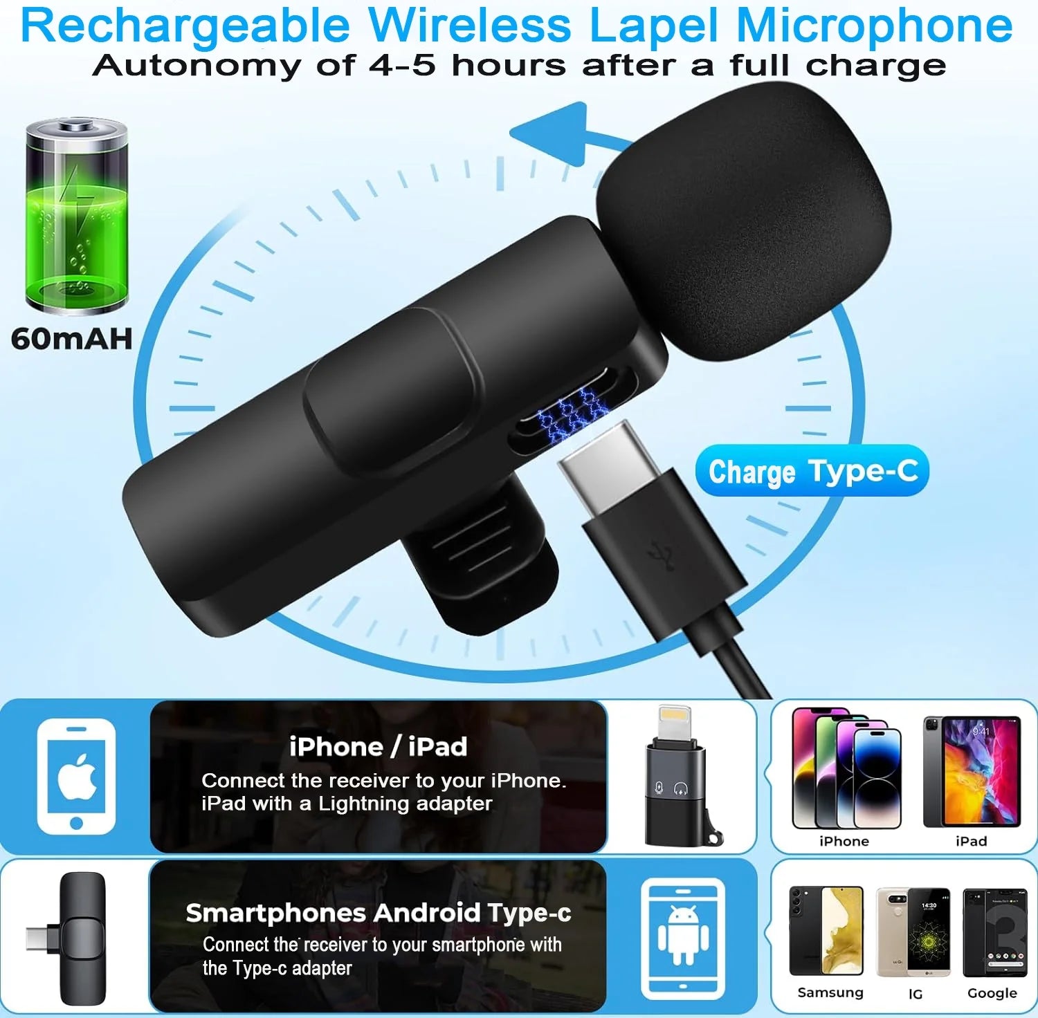 Mini Wireless Microphone