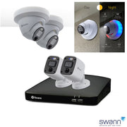 4 Channel 4K 1TB DVR with 2 X Enforcer Bullet Cameras and 2 X Enforcer Dome Cameras SWDVK-456802MQB-EU + SWPRO-4KDER-EU X 2