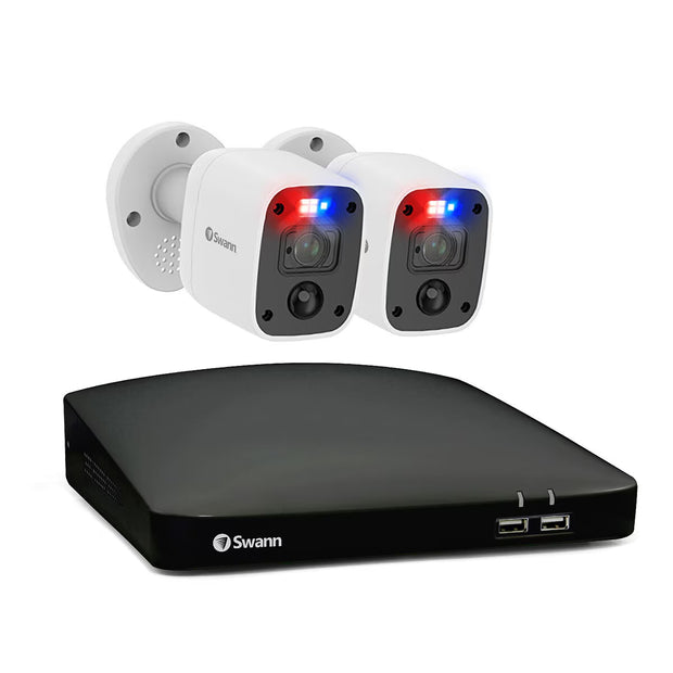 4 Channel 4K 1TB DVR with 2 X Enforcer Bullet Cameras and 2 X Enforcer Dome Cameras SWDVK-456802MQB-EU + SWPRO-4KDER-EU X 2