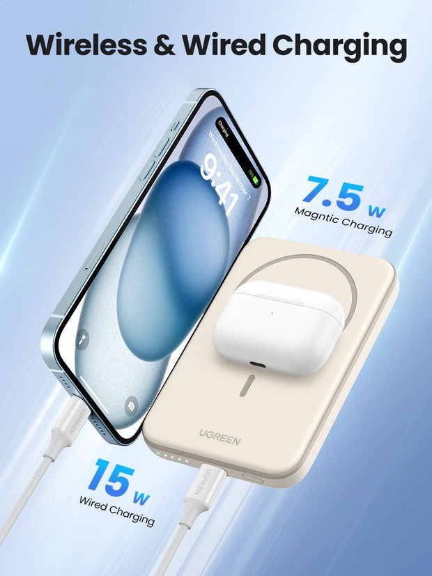 Wireless 5000mAh Power Bank