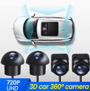 UHD 3D 360 ° Panoramic Camera Rear View Camera Car Bird'S-Eye View System Rear/Front/Left/Right 4 Cameras 3D 360 ° Camera