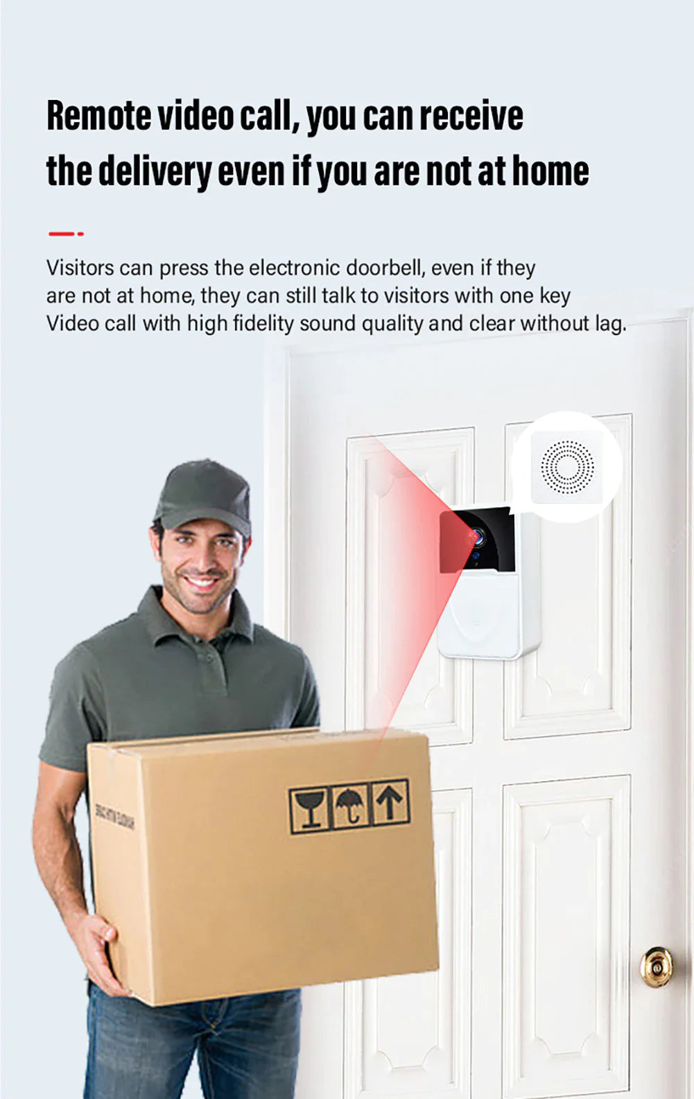 Wireless Security Video Doorbell