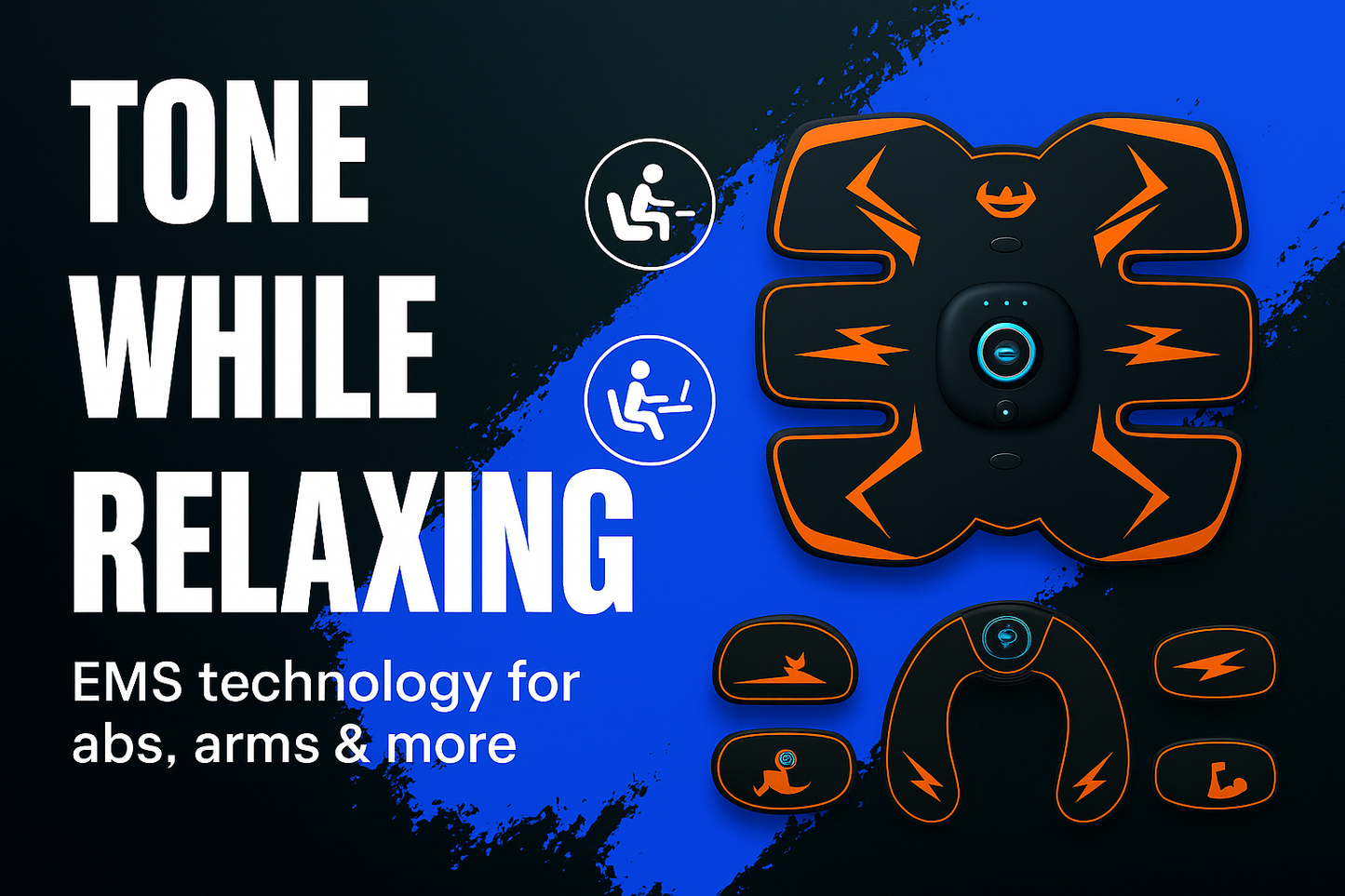 CoreFlex Pulse™ – Wireless EMS Ab & Core Toning Device