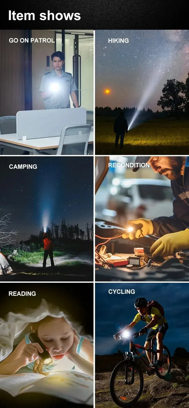 Edc Flashlight Powerful Gadget