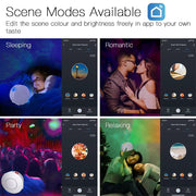 Tuya Wifi Smart Star Projector Galaxy for Holiday Party APP Control Smart Home Nebula Projector Works for Google Home Alexa