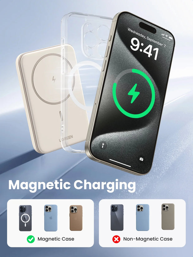 Wireless 5000mAh Power Bank