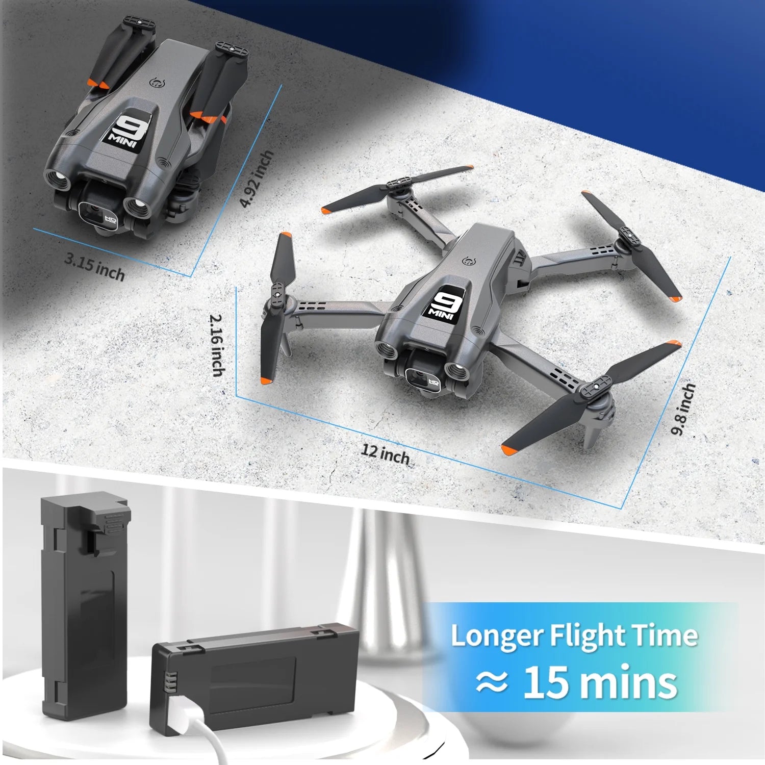 Foldable Quadcopter Drone