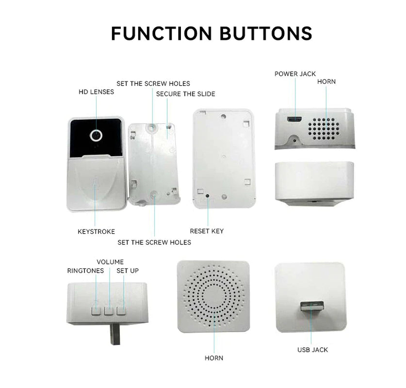 Wireless Security Video Doorbell