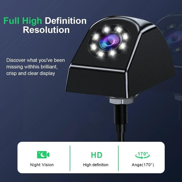 Car Backup Camera, AHD 1080P Metal 170° Wide Angle Rearview Reversing Camera,Pmd2A-S Clear Night Vision IP69 Waterproof Reverse Rear View Camera for Universal Cars, SUV, Trucks, RV