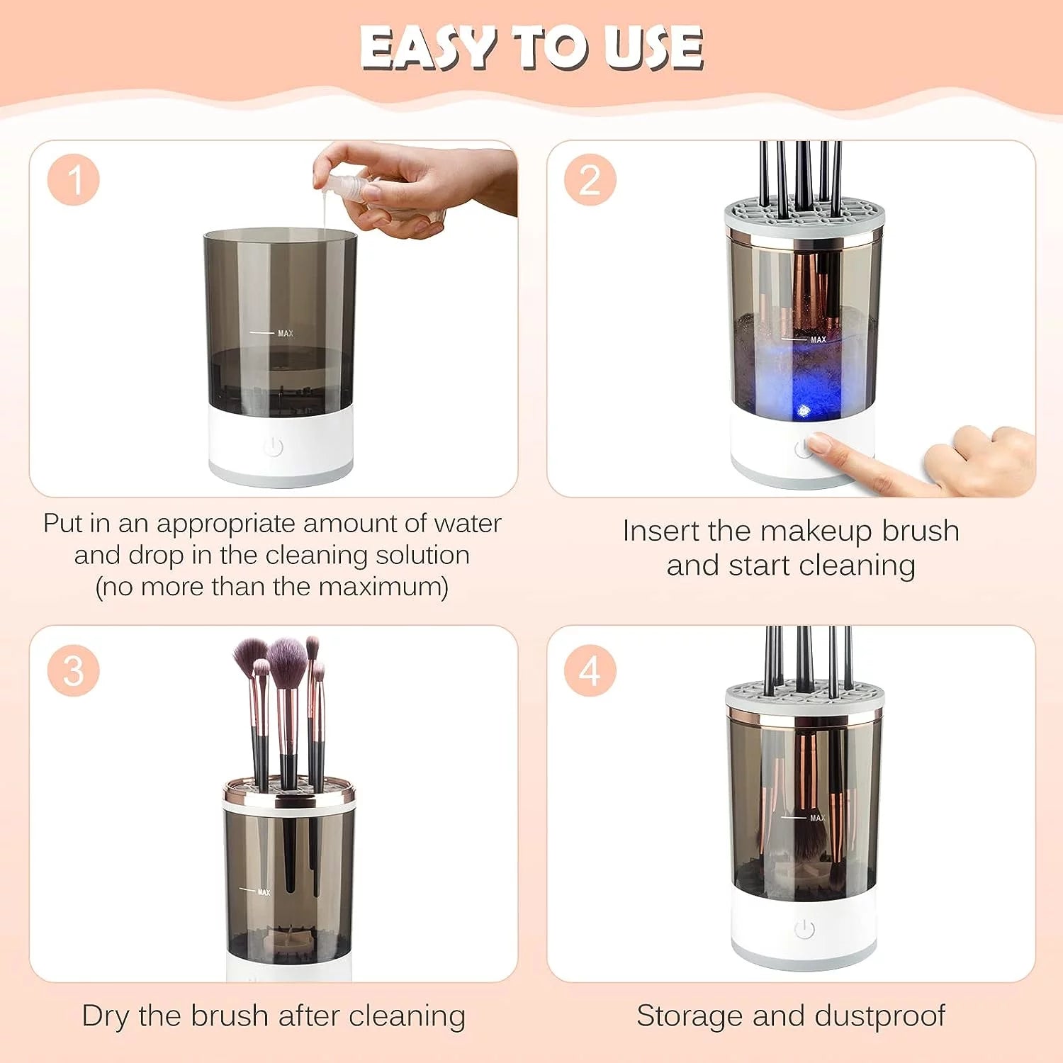 Makeup Brush Cleaner Machine