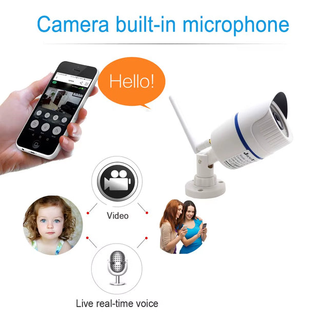 4MP Bullet IP Cameras Wifi Home Surveillance Security Wireless Video Outdoor Waterproof HD Camara Onvif Camhipro Camhi