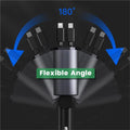 Retractable 4-in-1 Car Charger