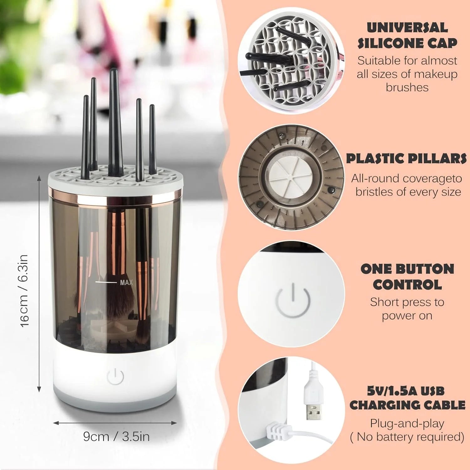 Makeup Brush Cleaner Machine