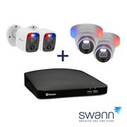 4 Channel 4K 1TB DVR with 2 X Enforcer Bullet Cameras and 2 X Enforcer Dome Cameras SWDVK-456802MQB-EU + SWPRO-4KDER-EU X 2