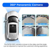 UHD 3D 360 ° Panoramic Camera Rear View Camera Car Bird'S-Eye View System Rear/Front/Left/Right 4 Cameras 3D 360 ° Camera