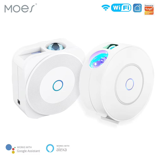 Tuya Wifi Smart Star Projector Galaxy for Holiday Party APP Control Smart Home Nebula Projector Works for Google Home Alexa